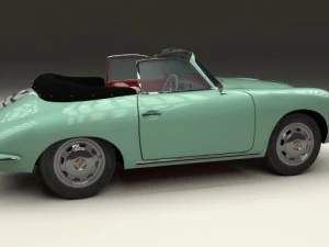 porsche 356 convertible 3D Model