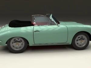 porsche 356 convertible 3D Model