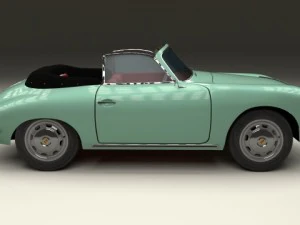 porsche 356 convertible 3D Model