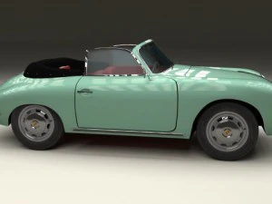 porsche 356 convertible 3D Model