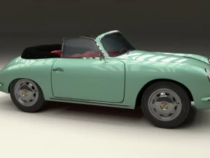 porsche 356 convertible 3D Model