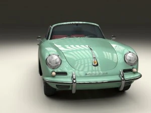 porsche 356 convertible 3D Model