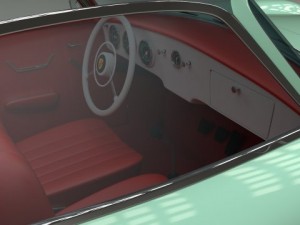porsche 356 convertible 3D 模型
