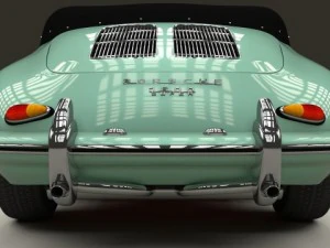 porsche 356 convertible 3D Model