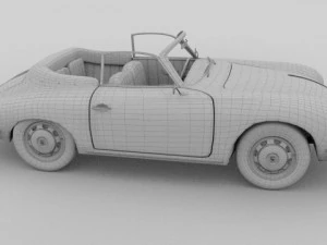 porsche 356 convertible 3D Model