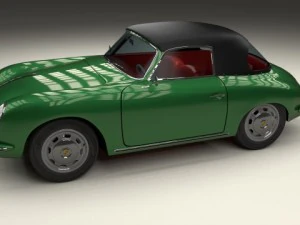 porsche 356 cabriolet 3D Model