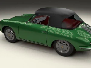 porsche 356 cabriolet 3D Model