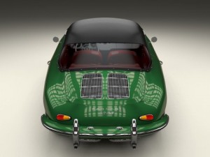 porsche 356 cabriolet Modello 3D