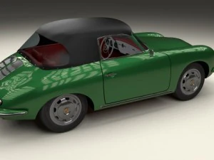 porsche 356 cabriolet 3D Model