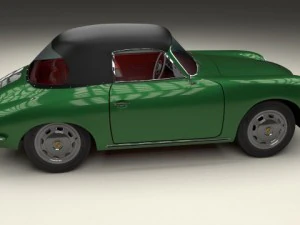 porsche 356 cabriolet 3D Model