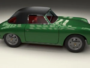 porsche 356 cabriolet 3D Model