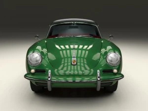 porsche 356 cabriolet 3D Model