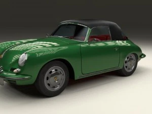 porsche 356 cabriolet 3D Model