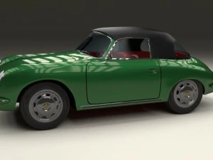 porsche 356 cabriolet 3D Model