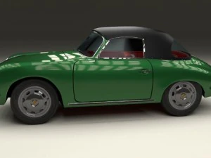 porsche 356 cabriolet 3D Model