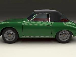 porsche 356 cabriolet 3D Model