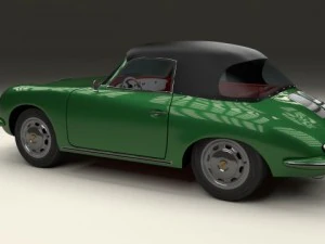 porsche 356 cabriolet 3D Model