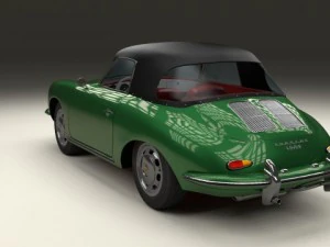 porsche 356 cabriolet 3D Model