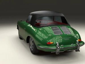 porsche 356 cabriolet 3D Model