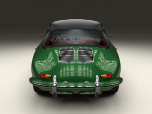 porsche 356 cabriolet Modello 3D