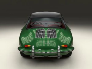 porsche 356 cabriolet 3D Model