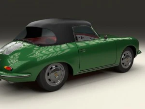 porsche 356 cabriolet 3D Model