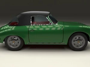 porsche 356 cabriolet 3D Model
