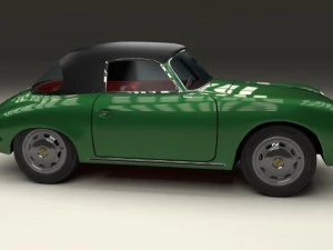 porsche 356 cabriolet 3D Model