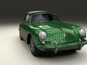 porsche 356 cabriolet 3D Model