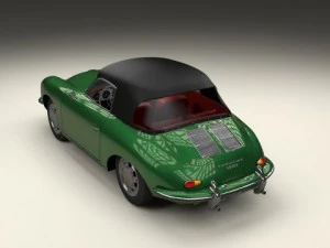 porsche 356 cabriolet 3D Model
