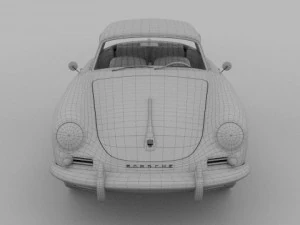 porsche 356 cabriolet 3D Model