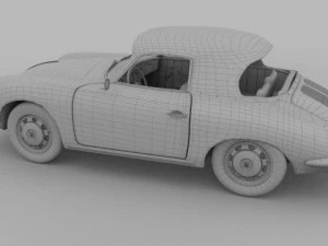 porsche 356 cabriolet 3D Model