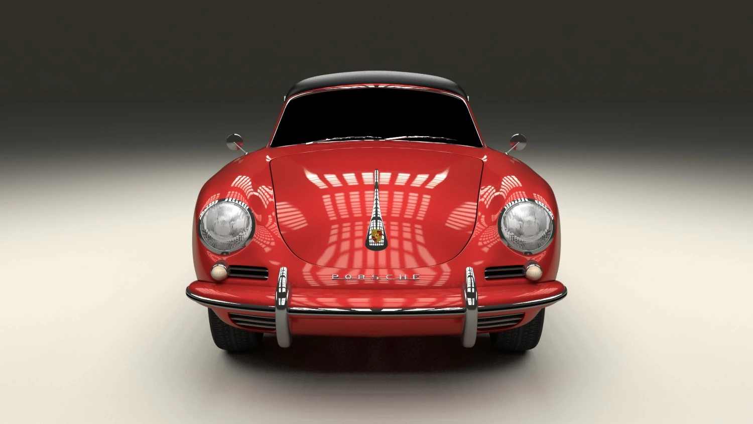 porsche 356 cabrio 3D Model .c4d .max .obj .3ds .fbx .stl .blend