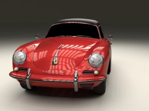 porsche 356 cabrio Modelo 3D