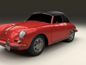 porsche 356 cabrio 3D Model