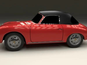 porsche 356 cabrio 3D Model