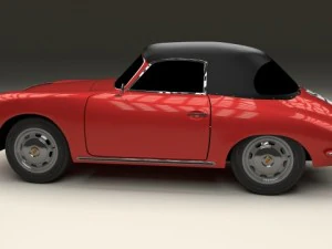 porsche 356 cabrio 3D Model