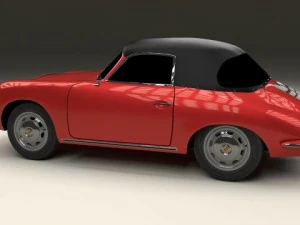 porsche 356 cabrio 3D Model