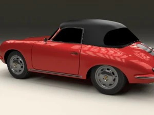 porsche 356 cabrio 3D Model