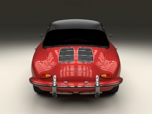 porsche 356 cabrio Modelo 3D