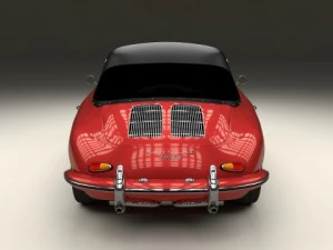 porsche 356 cabrio 3D Model