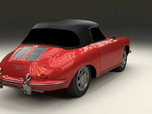 porsche 356 cabrio 3D Model