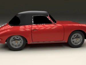 porsche 356 cabrio 3D Model