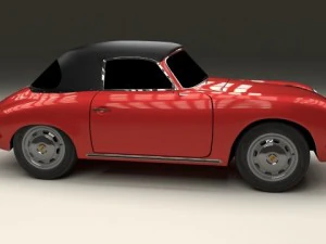 porsche 356 cabrio 3D Model