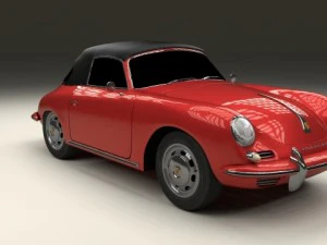 porsche 356 cabrio 3D Model