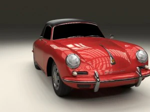 porsche 356 cabrio 3D Model