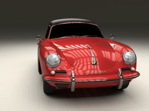 porsche 356 cabrio Modelo 3D