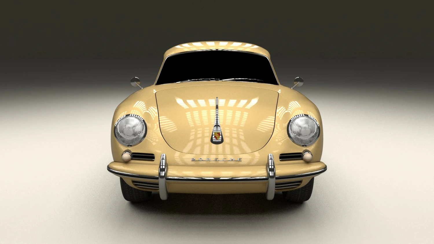porsche 356 coupe 3D Model .c4d .max .obj .3ds .fbx .stl .blend 