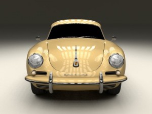 porsche 356 coupe 3D Model