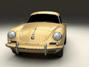 porsche 356 coupe 3D Model
